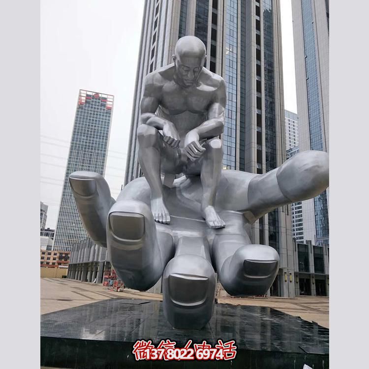 大型不銹鋼創(chuàng)意人物景觀雕塑——鐫刻在商業(yè)街、商業(yè)廣場(chǎng)的精美絕倫