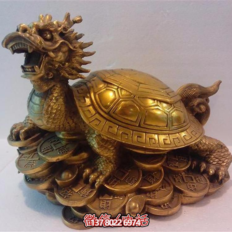 精美大型銅雕龍龜擺件，點綴您的庭院與公司寺廟