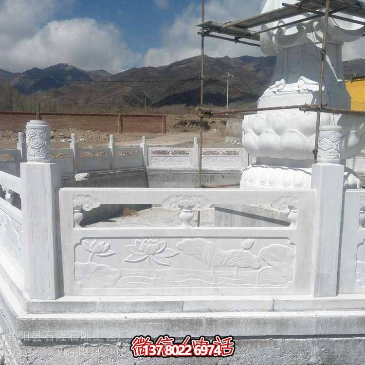 大理石欄桿雕塑，為公園、戶外景區增添優雅氣質