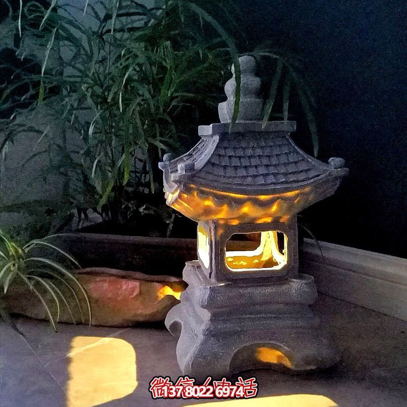 日式風(fēng)落地宮燈，創(chuàng)意裝飾庭院室內(nèi)擺件