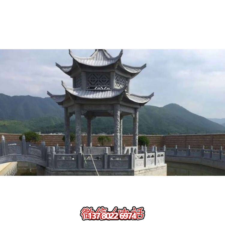 精美大理石雕塑涼亭，把藝術(shù)與實用完美結(jié)合