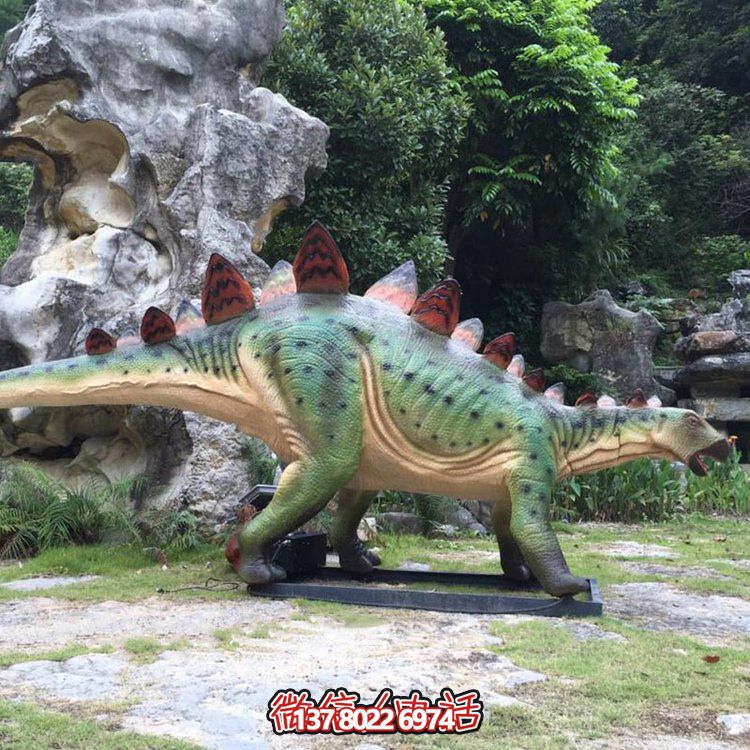 劍齒龍，玻璃鋼仿真恐龍仿生雕塑